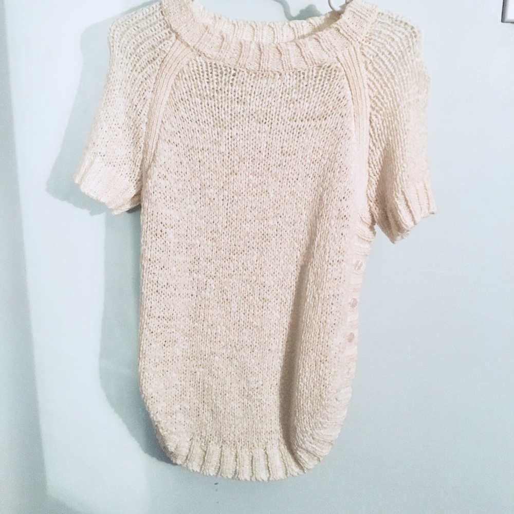 Anthropologie SI-IAE Short Sleeve Sweater